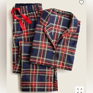 J. Crew | Cotton poplin long-sleeve pajama set | Sz: XL